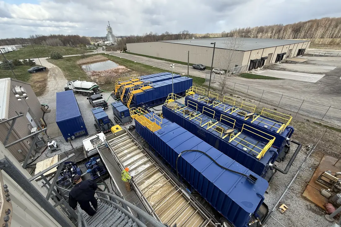 Temporary treatment installation — owner-side execution