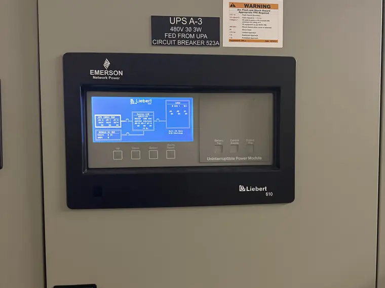 Liebert UPS module — critical power distribution